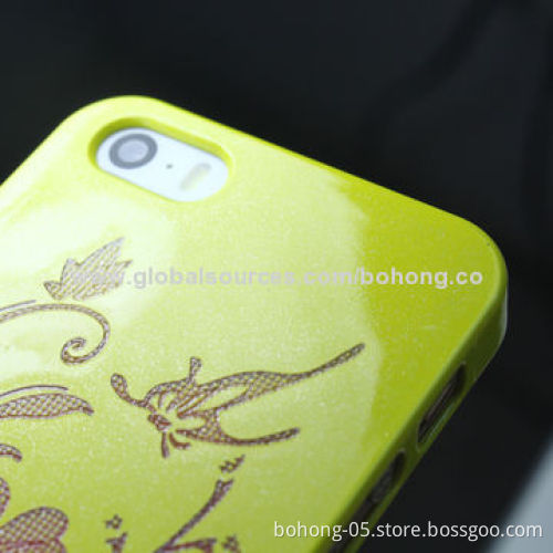 Phone Cover for iPhone 5S, Laser Pattern, UV Finish